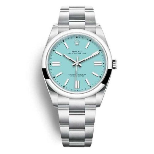 Rolex Oyster Perpetual 126000 Turquoise blue Men 36MM